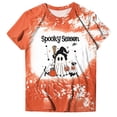 thumbnail image 5 of TTUHYWXI Halloween Shirt for Women Boos Funny Ghost Graphic Tee Tops(Orange,M), 5 of 5