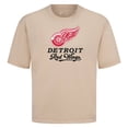 thumbnail image 2 of Men's Levelwear  Khaki Detroit Red Wings Team Surge Luxe Signature Knit T-Shirt, 2 of 3
