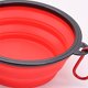thumbnail image 3 of Cuenco plegable de silicona para perros, Cuencos plegables para perros Cuencos de silicona para viajes para perros Cuencos de agua plegables para perros Instalación sin esfuerzo, 3 of 10