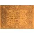 thumbnail image 1 of Ahgly Company Indoor Rectangle Oriental Orange Industrial Area Rugs, 7' x 9', 1 of 4