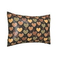 thumbnail image 2 of KLL Heart Pattern Silk Pillowcase for Hair and Skin Standard Size 20"X 30" Soft Breathable Pillow Covers for Sleeping, 2 of 8