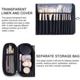 thumbnail image 3 of SPOCAX Folding Makeup Brush Bag,Portable Makeup Brush Travel Case,Roll Up Brush Storage Bag,Makeup Brush Organizer Bag,Black, 3 of 7