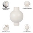 thumbnail image 6 of Sagebrook Home Neutral Round Modern Ceramic Bubble Vase, 6 of 10