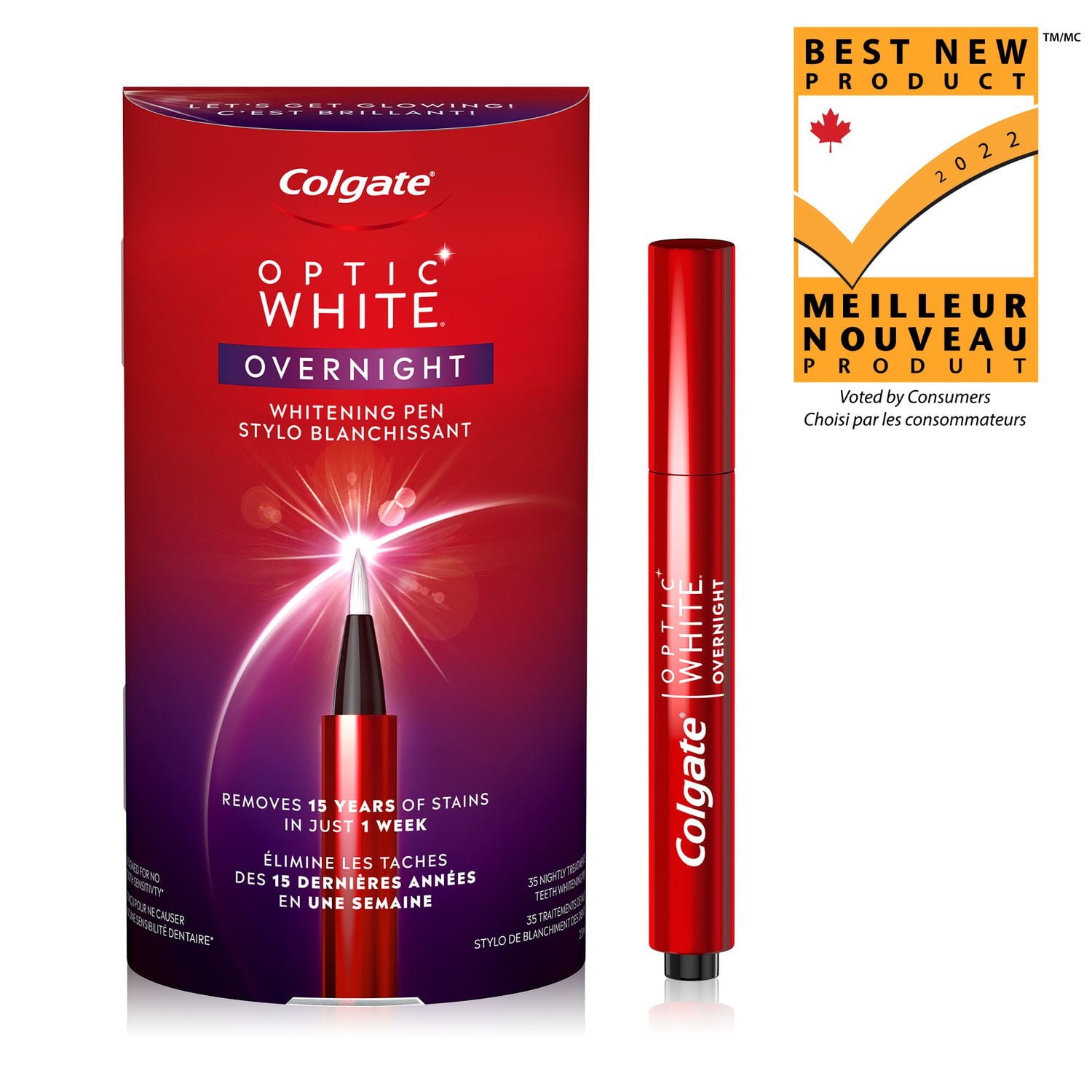 2個セット【Colgate】Whitening pen 新品 Colgate® Optic White® Overnight Whitening Pen, Colgate Optic