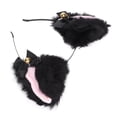 thumbnail image 1 of Diadema con orejas de gato ANGGREK de felpa para Mujeres y niñas, 1 of 8