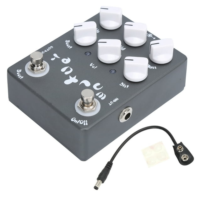 Distortion Guitar Pedal Heavy Metal Instrument Accessory with Corrosion Resistant Shell CP‑15