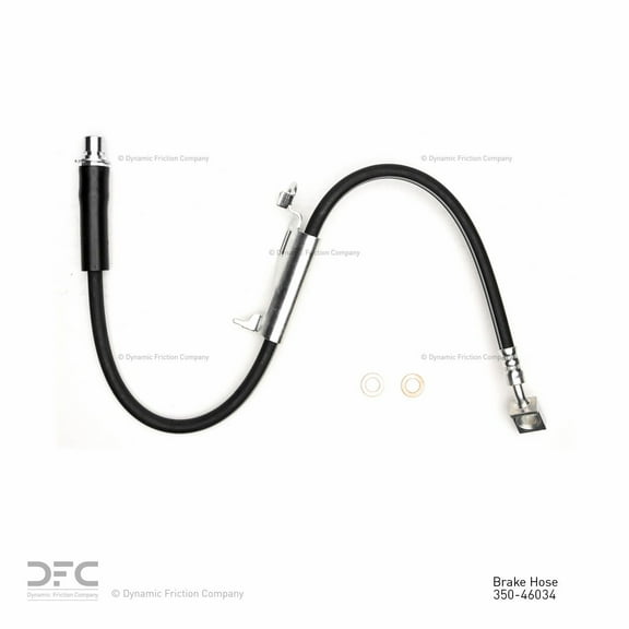 Front Left Dynamic Friction Company Brake Line Hose 350-46034 For 2008-2014 Cadillac CTS