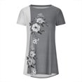 thumbnail image 2 of Birdeem T-Shirt d'Été Décontracté Confortable Imprimé Aguichant Col Rond Manches Courtes pour Femmes, 2 of 5