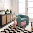 thumbnail image 6 of TOV Furniture Marla Sea Blue Velvet Accent Chair, 6 of 6