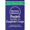 Pre-Owned Merriam-Webster's Pocket Guide to English Usage (Paperback) 0877795142 9780877795148