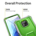 thumbnail image 2 of FITO For Moto G Power 2021 Case, Phone Case with Screen Protector and Kickstand (Green), 2 of 6
