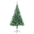 thumbnail image 3 of vidaXL Christmas Tree Holiday Artificial Xmas Tree with LEDs and Ball Set, 3 of 58