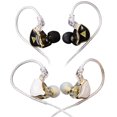 thumbnail image 4 of Cateissary ZXD Auriculares con cable Cable TPE Auriculares intrauditivos portátiles Auriculares de transmisión en vivo para interiores y exteriores Electrónica Plata Sin Micrófono, 4 of 6