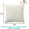 thumbnail image 2 of Cute Christmas Pillow Covers 18x18 Set of 4 Christmas Pillow Covers Colorful Christmas Pillow Covers Cartoon Linen Tree Snowman Reindeer Snow Pillow Case for Sofa, 2 of 6