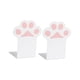 thumbnail image 2 of Sujetalibros con forma de garra de gato, 1 par, base resistente, metal antideslizante, regalo, sujetalibros decorativos para Blanco, 2 of 9