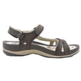 thumbnail image 4 of GP Signature SNAP LOCK Sandals for Women: 9179 Brown, EU39 (US Size 8 - 8.5), 4 of 8