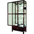 thumbnail image 5 of Howard Miller Williamson Curio Cabinet 680-515  Espresso Finish Home Decor, Full-Extension Drawer, Five Glass Shelves, Six Level Display Case, Locking Slide Door, Halogen Light, 5 of 6
