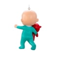 thumbnail image 3 of Cocomelon Blow Mold Christmas Ornament - Baby JJ Character with Teddy Bear Holiday Decoration, 3 of 4