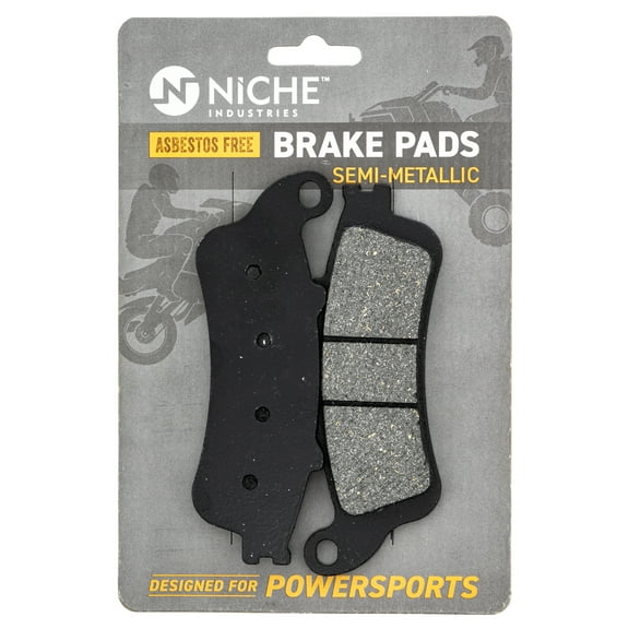 Niche Rear Brake Pad Set for Honda Goldwing F6B Semi-Metallic Motorcycle 519-KPA2519D