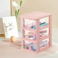 thumbnail image 2 of KAKOWELY 1Pc Desktop Storage Box Drawer Type Sundries Holder Transparent Cosmetic Box,9.06X"X6.89"X5.31", 2 of 4