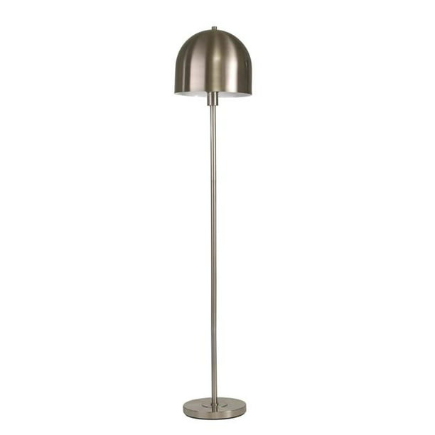 Metal Mushroom Floor Lamp 44 Silver, Laurel Mushroom Lamp Replacement Shade Card