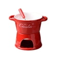 thumbnail image 2 of Olla para fondue de chocolate de 300 ml, juego de olla para fondue, recipiente para olla caliente para derretir chocolate Rojo, 2 of 9