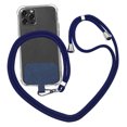 thumbnail image 2 of Sywqhk Correa universal para teléfono con cordón para teléfono móvil (tela curada azul oscuro + cuerda suave), 2 of 9