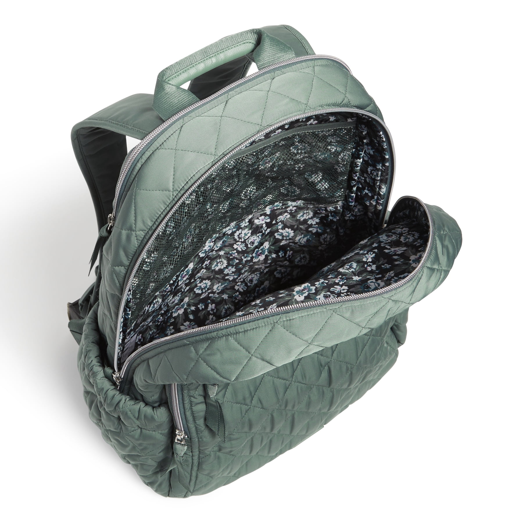 Vera Bradley Olive Green Gallatin Leather Backpack Mini Banbury Backpack - Faux Leather | Vera Bradley main image 3
