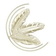 thumbnail image 4 of Decoración de pared Jadeshay escultura de pared de metal dorado Hierro A, 4 of 8
