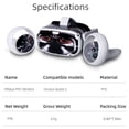 thumbnail image 3 of HIFYLUX VR Pegatina Pegatina Gamepad Peel and Stick Decal Decoración adhesiva Realidad virtual Reemplazo de accesorio para Oculus Quest 2 Tipo 3 Methold EL006016-03B, 3 of 7
