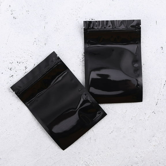 LABSERRON Resealable Foil Pouch Bag Aluminium Foil 100Pcs 3.9x5.9x0.008in