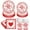 As Show, variant on Fasiaou Valentine's Day Love Red Heart Party Plates Supplies - Serves 20-80Pcs Party Tableware Decoration Disposable Paper Plates Napkins Forks for Valentines Day Birthday Wedding,,80PCS