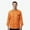 Orange, variant on Men’s 3/4 Sleeve Yellow Chef Coat with Black Piping, Double-Breasted Kitchen Uniform Jacket, Size [XS–6XL]