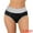 Black, variant on DARING DIVA Women's Tummy Control Color-Block Brief Panties 3XL Black