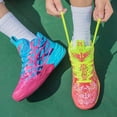 thumbnail image 4 of Basketball Shoes for Womens Colorful Volleyball Fashion High Top Breathable Lightweight Grip Indoor Outdoor Sport Sneakers, 4 of 6