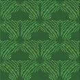 thumbnail image 1 of Ahgly Company Indoor Square Patterned Deep Emerald Green Area Rugs, 7' Square, 1 of 6