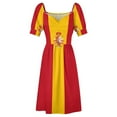 thumbnail image 4 of Flag of Spain Bandera de espa?a Short Sleeved Dress summer dress woman 2025 dresses for official occasions Dress, 4 of 5