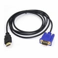 thumbnail image 2 of Hdmi To Vga Adapter Cable Vga To Hdmi Adapter D-sub To Hdmi Monitor 15 Pin Adapter To Hdmi Male To Vga Male Connector Cord Transmitter One-way Transmi, 2 of 3