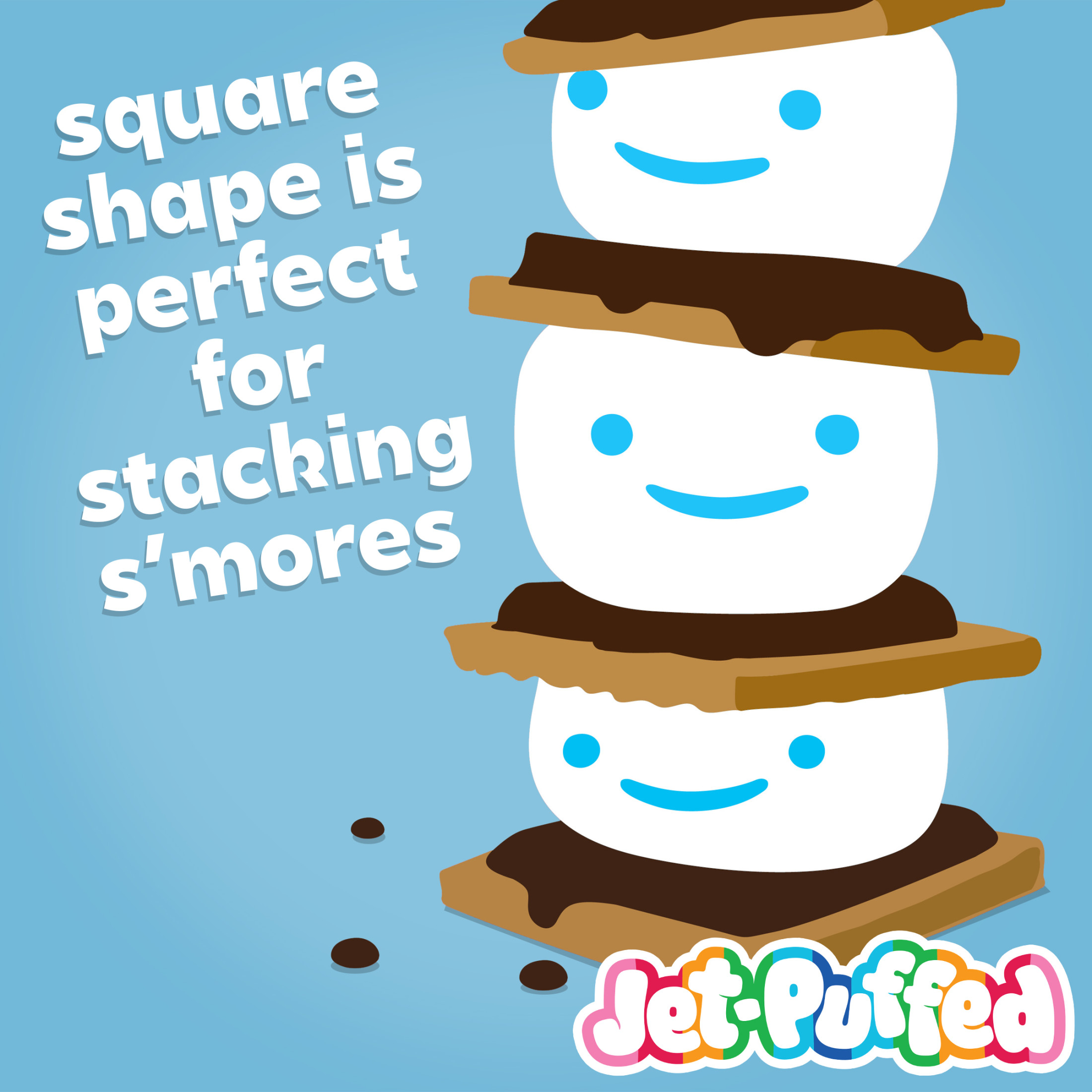 Jet-Puffed Stackers Marshmallows, 8 oz. Bag