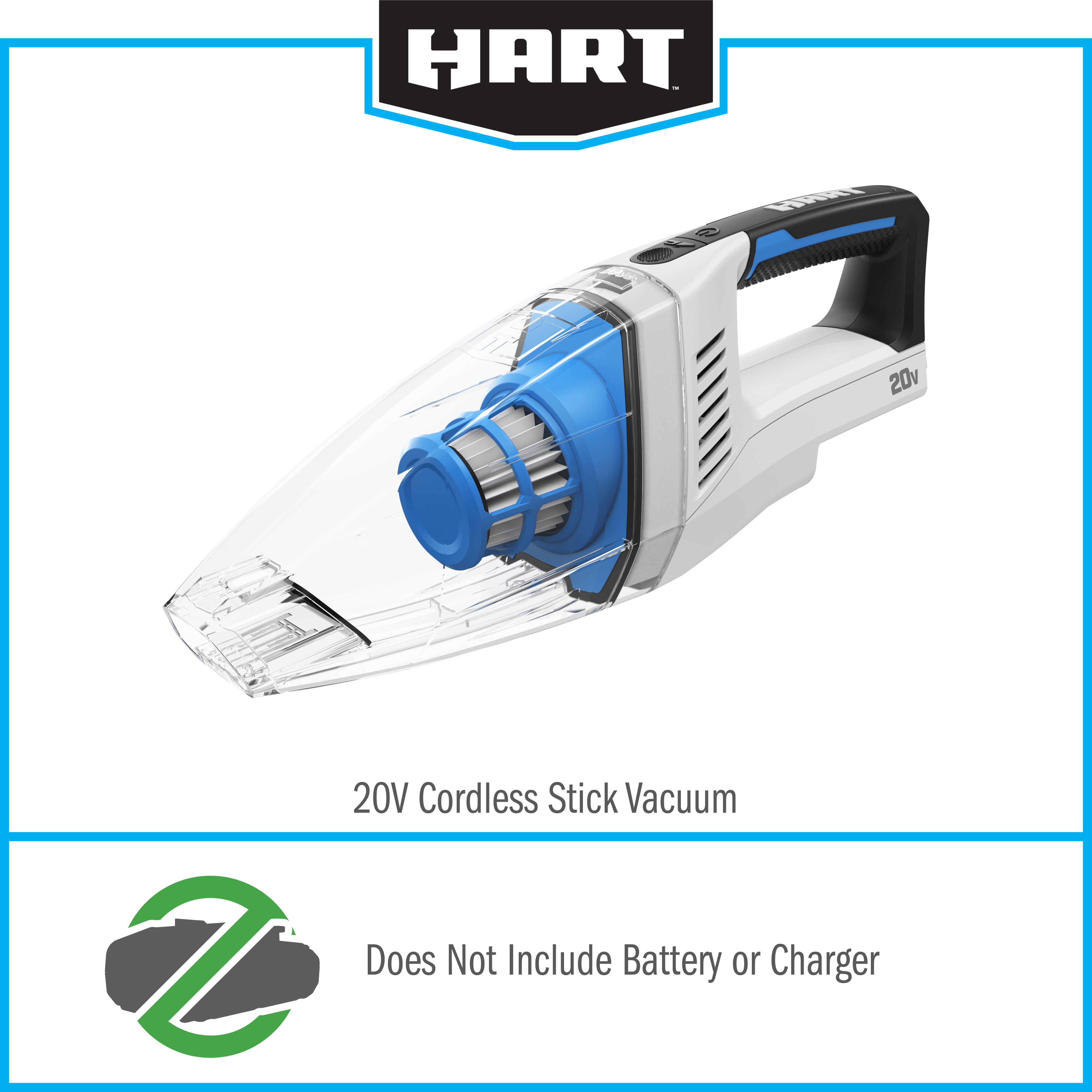 HART 20-Volt Cordless Hand Vacuum, (Battery Not Included) - image 2 of 10