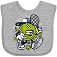 thumbnail image 3 of Inktastic Tennis Ball Boys or Girls Baby Bib, 3 of 4
