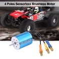 thumbnail image 2 of Motor Sin Escobillas RC Motor Sin Escobillas, Motor De Coche RC, Metal + Imán RC Vehículo Para /16 1/18 RC Car ZAQW RC Car Motor, 2 of 8