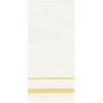 thumbnail image 2 of White Cloth Like Dinner Napkins with Gold Border - Linen Feel Disposable Guest Towels, Absorbent, Soft, Elegant, Bathroom Hand Towel, Party, Weddings, Napkins, Tablesetting, Receptions (960), 2 of 3
