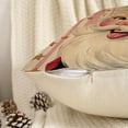 thumbnail image 3 of Dashan Christmas Throw Pillow Covers 18x18 4 PCS Pink Santa Xmas Tree Couch Cushion Pillowcases for Bedroom Home Decor, 3 of 6