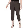 thumbnail image 1 of I.N.C Pantalons Décontractés Raccourcis pour Femmes, Vert, Grande Taille, 20W, 1 of 1