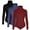 3 Packs: Black+Wine+Navy, variant on MANIFIQUE 3-Packs Women's Long Sleeve Bodysuit Mock Turtleneck Soft Slim Fit Tops Jumpsuit