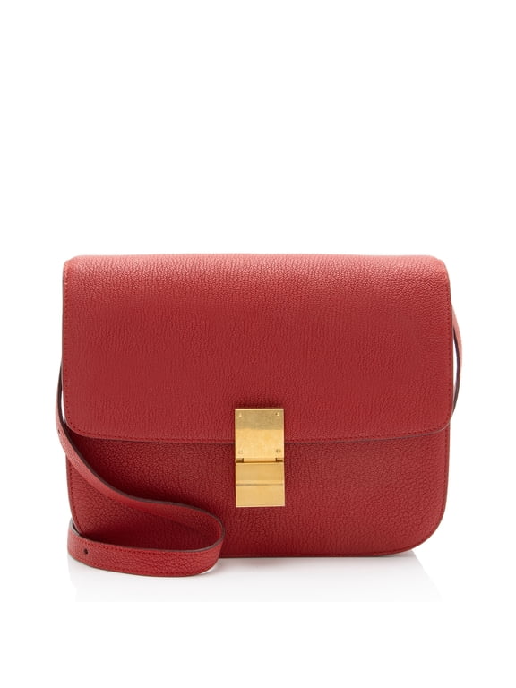 Pre-Owned Celine Goatskin Classic Medium Box Bag