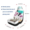 thumbnail image 2 of Goofa Pet Care Grooming Printed Car Seat Covers, Automotive Seat Covers for Cars Trucks and SUVs, Quick Setup Universal Fit Elastic Seat Covers-2 PCS, 2 of 6