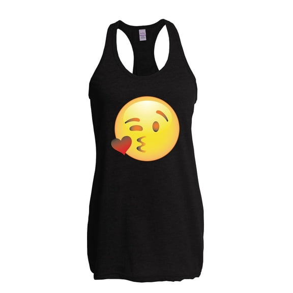 Artix - Women's Racerback Tank Top, up to Women Size 2XL - Emoji Winky Face