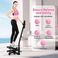 thumbnail image 2 of Mini Stepper with Handle,Stair Steppers with Resistance Band for Home, 330lbs Weight Capacity, 2 of 7